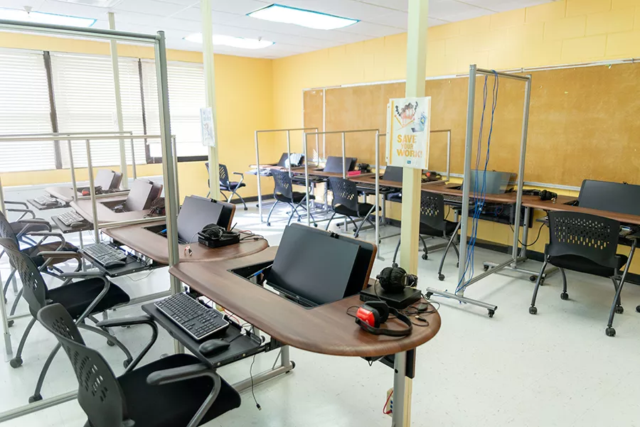 Lake Valley Computer Lab.