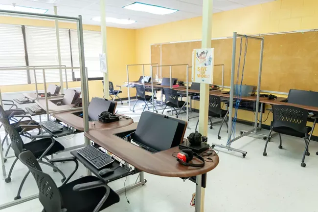 Lake Valley Computer Lab.